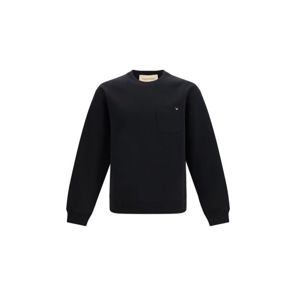 Valentino Black Cotton Men's Sweatshirt